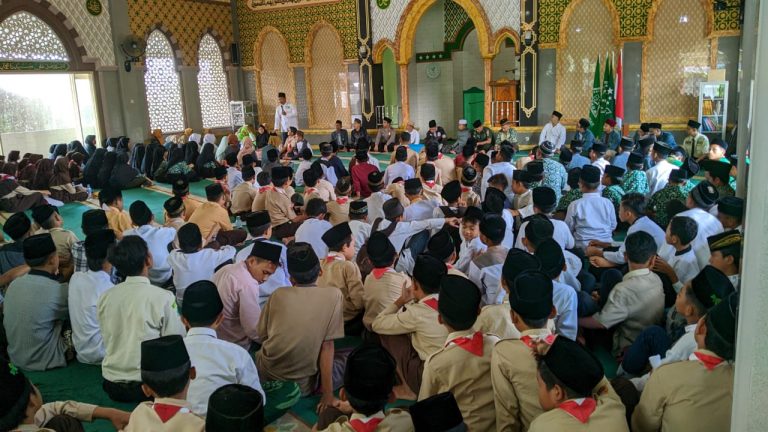 PAC IPNU-IPPNU Bandar Pelopori Kegiatan Istighosah Jelang UNBK