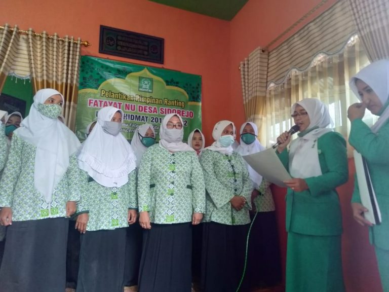 Fatayat NU Desa Sidorejo Resmi Dilantik
