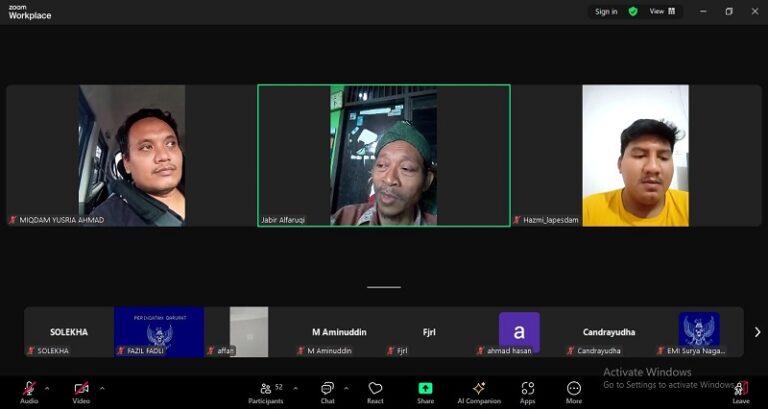 Manuver DPR Menganulir Putusan MK, Lakpesdam PCNU Batang Adakan Refleksi Demokrasi