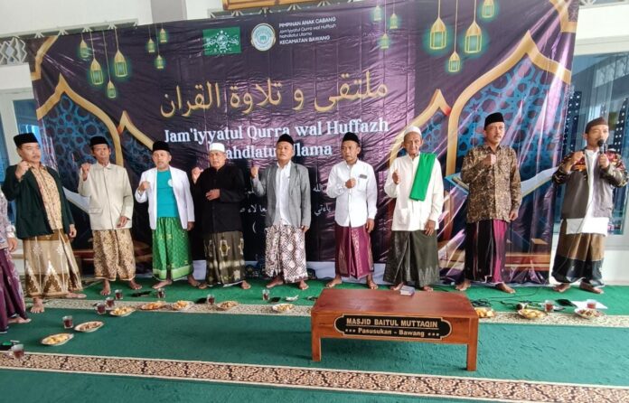 Suasana JQHNU Bawang saat Silaturahmi Hafidz Hafidzah