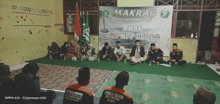 Makrab, Cara IPNU-IPPNU Blado Bangun Kemistri Antar Anggota CBP Dan KPP