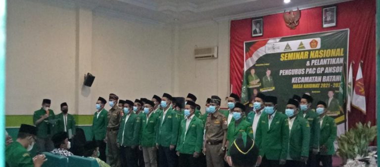 Dilantik, Ansor Kecamatan Batang Gelar Seminar Nasional Bahas Tantangan Zaman