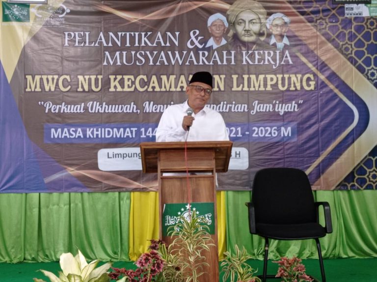Pengurus MWC NU Limpung Periode 2021-2026 Resmi Dilantik, Begini Pesan Rois Syuriah PCNU Batang