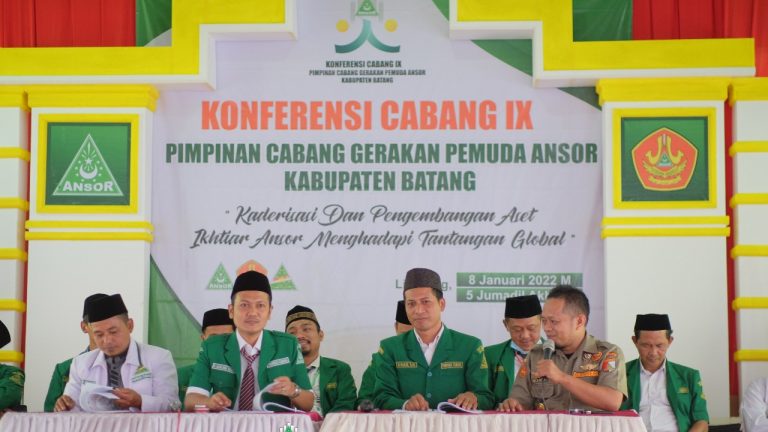 Konfercab ke-IX, GP Ansor Batang Kukuhkan Komitmen Pengabdian dan Pemberdayaan