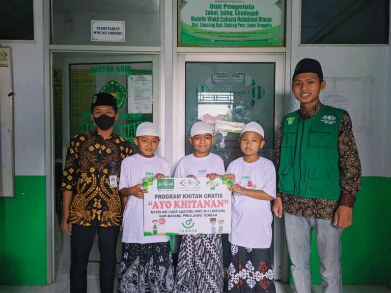 Jelang Tahun Baru 2022, LAZISNU Limpung Adakan Khitan Gratis