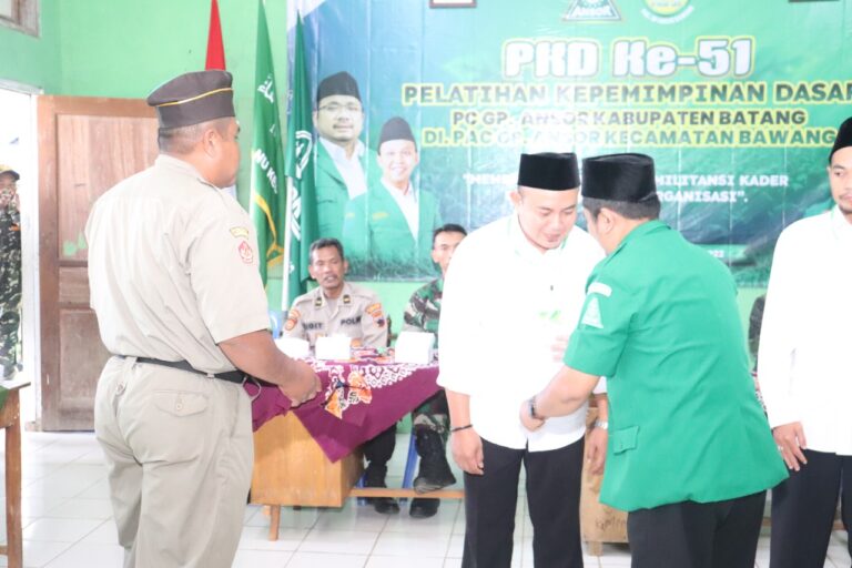 Bangun Soliditas Kader, PAC Ansor Bawang Gelar PKD ke-51