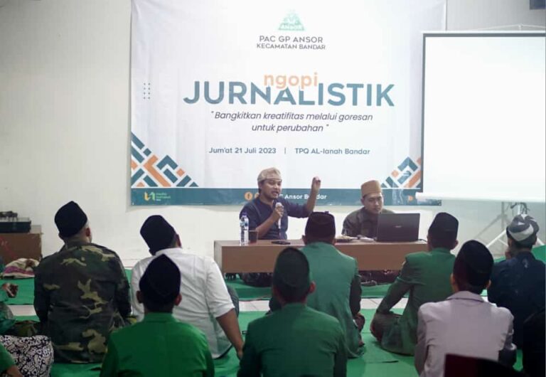 Kader Ansor Bandar Didorong Aktif Menulis Berita Kegiatan NU di Daerah