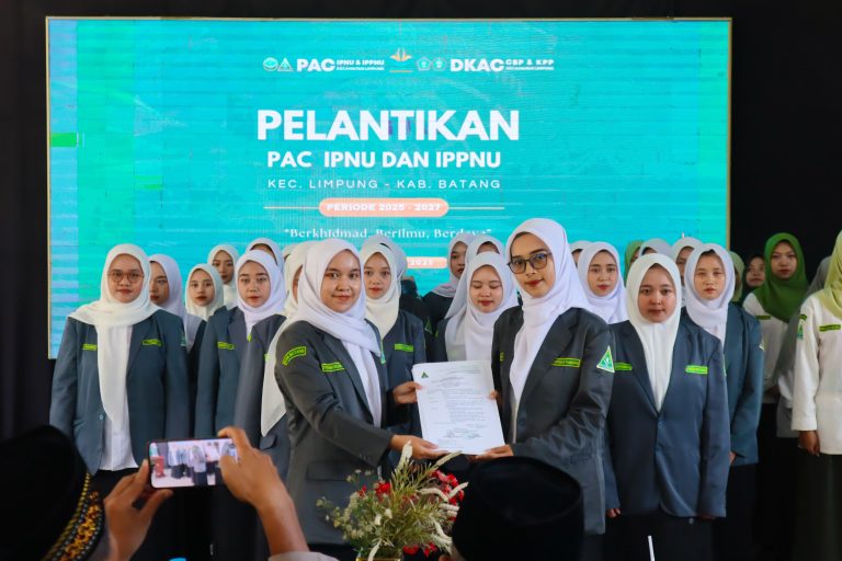 PAC IPNU & IPPNU Limpung Dilantik, Awali Langkah Berkhidmah untuk Satu Periode ke Depan