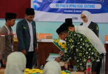 Penandatanganan MoU Warnai Pembentukan FKPK IPNU & IPPNU Batang, Perkuat Basis Komisariat di Sekolah