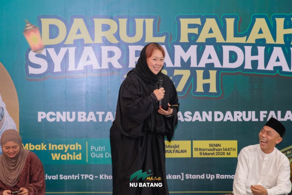 PCNU Batang dan Yayasan Darul Falah gelar Syiar Ramadhan 1447 H sekaligus Santunan Kaum Dhuafa dan Pembagian Zakat bersama Ning Inayah Wahid di Gringsing, Batang, pada Senin (9/3/2026)