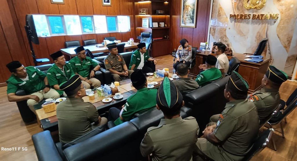 PC GP Ansor Kabupaten Batang melakukan kunjungan silaturrahim ke Kepolisian Resor Batang